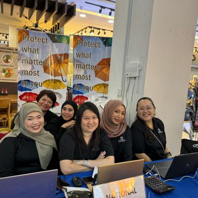 18 May 2024 - NICB participated in the Pan Bright Travel Fair at One City Shopping Center
